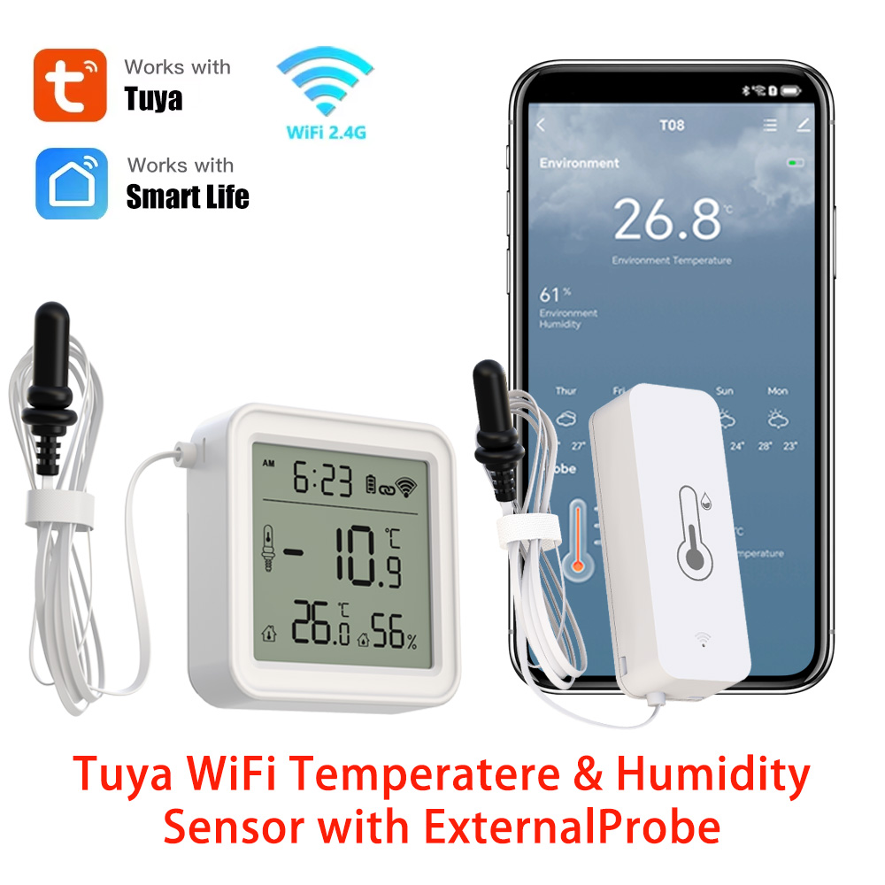 Digital Hygrometer Probe - Sensor de Temperatura e Umidade WiFi